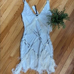 NWT White Flapper Dress